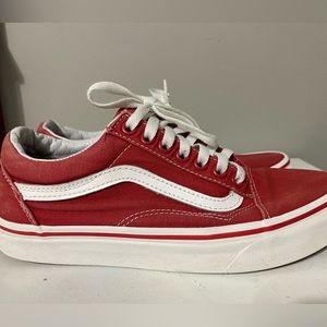 Vans Old school red and white